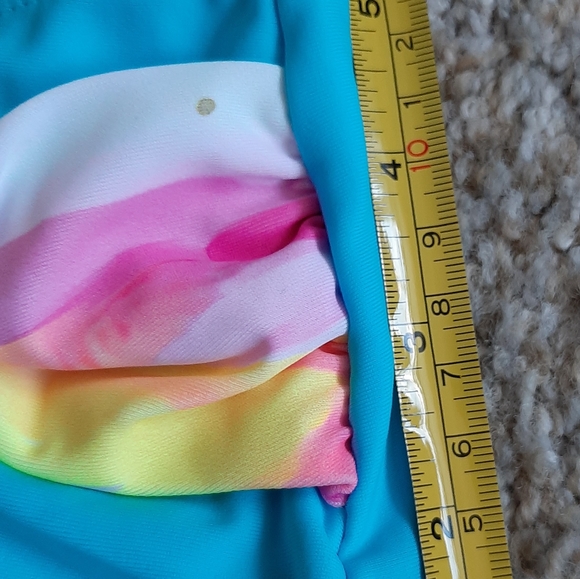 ROTITA Cross Front Colorful Print High Waisted Bikini -   Size: S - Picture 14 of 14